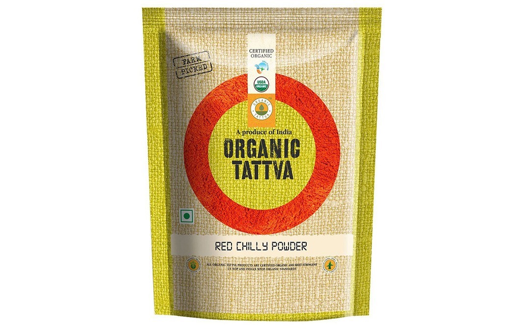 Organic Tattva Red Chilly Powder    Pack  100 grams